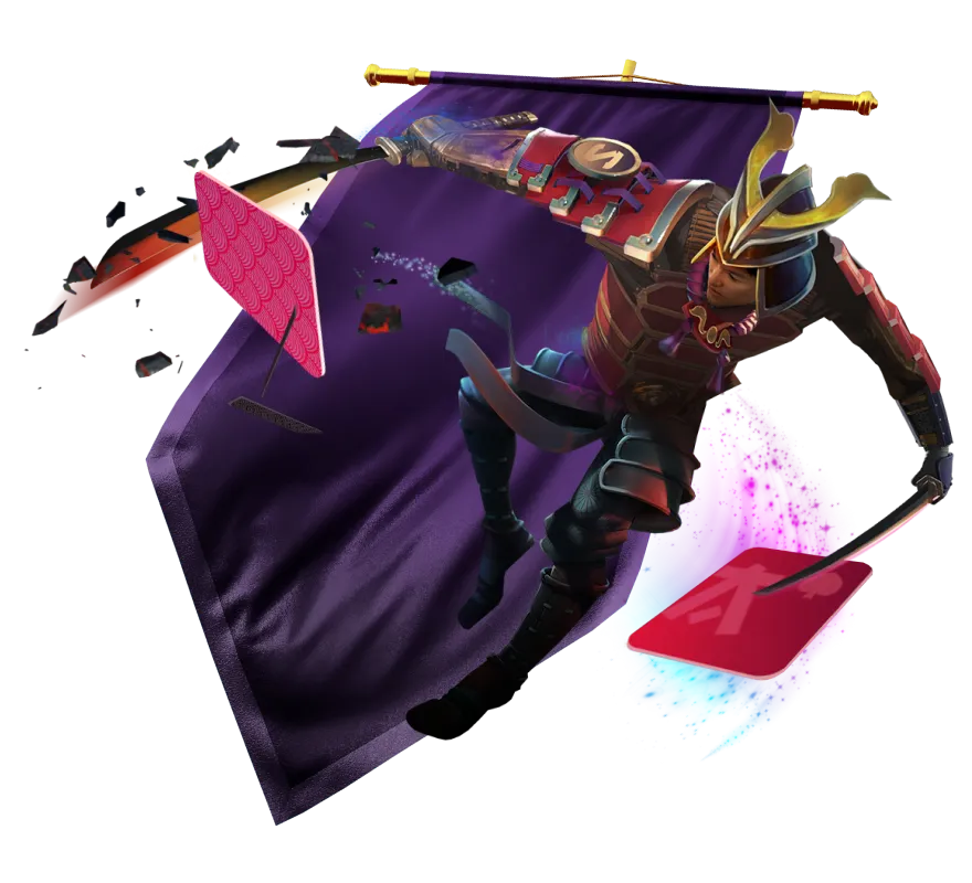 Spin Samurai warrior